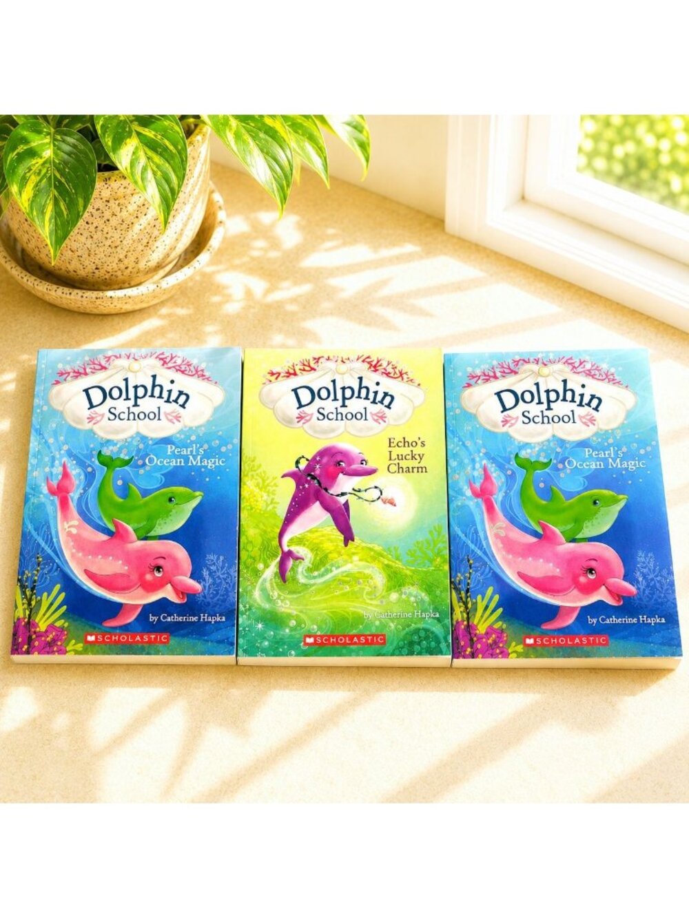 Dolphin School Series By Catherine Hapka Scholastic Paperback Set Includes Pearl